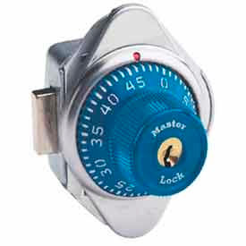 Built-In Combination Deadbolt Lock - Blue Dial - Right Hinged