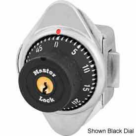 No. 1655MDBLU Built-In Combo Lock for Horizontal Latch Box Locker - Blue Dial - LH