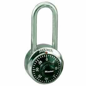 No. 1502LH General Security Combo Padlock LH Shackle - Black Dial