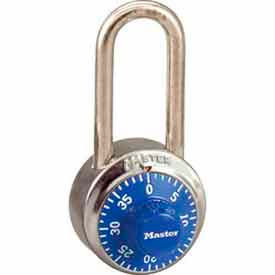 No. 1502LHBLU General Security Combo Padlock LH Shackle - Blue Dial