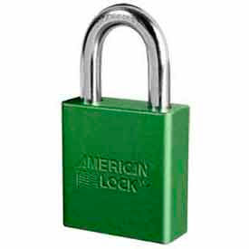 High Security Solid Aluminum Padlock 6 Pin Cylinders - Green