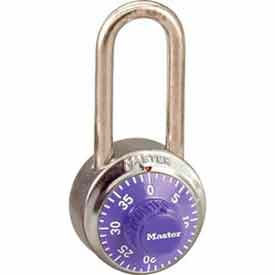 No. 1502LHPRP General Security Combo Padlock LH Shackle - Purple Dial