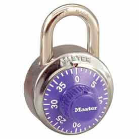 1502PRP General Security Combo Padlock - Purple Dial