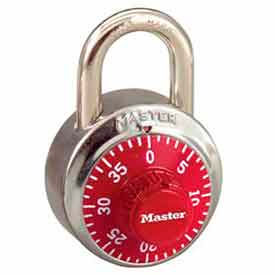 No. 1502RED General Security Combo Padlock - Red Dial