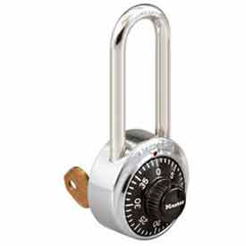 No. 1525LH General Security Combo Padlock - Key Control - Black