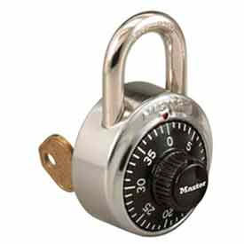 No. 1525EZRC General Security Simple Combination ADA Inspired Padlock - Silver