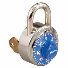 General Security Simple Combination ADA Inspired Padlock - Blue