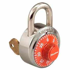 No. 1525EZRCORJ General Security Simple Combination ADA Inspired Padlock - Orange