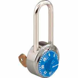 No. 1525LHBLU General Security Combo Padlock - Key Control - Blue