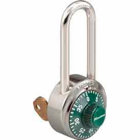 No. 1525LHGRN General Security Combo Padlock - Key Control - Green