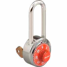 No. 1525LHORJ General Security Combo Padlock - Key Control - Orange