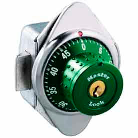 Built-In Combination Lock with long bolt - Green Dial - Right Hinged