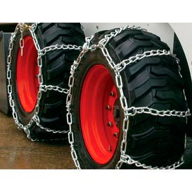 Skid Loader Chains w/ HD Twist Cross Chains, 4 Link (Pair) - 1199755