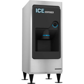 Hotel/Motel Sanitary Ice Cube Dispenser, 22W, Stainless Steel Exterior