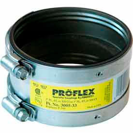 3" PVC/Steel/XHCI X 3" PVC/Steel/XHCI Proflex Coupling