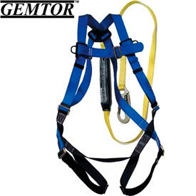 Universal Harness w/ Attached Energy Absorbing Lanyard - 6'