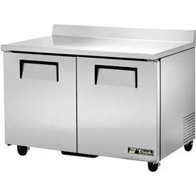 Work Top Refrigerator, 2 Sections, 48-3/8"W x 30-1/8"D x 33-3/8"H
