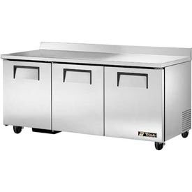 Work Top Refrigerator 3 Section - 72-3/8"W x 30-1/8"D x 33-3/8"H