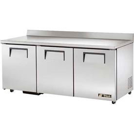 Work Top Refrigerator 3 Section - 72-3/8"W x 30-1/8"D x 33-3/8"H - ADA Compliant