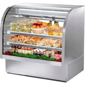 Curved Glass Deli Case - 48-1/4"W X 35-1/4"D X 47-3/4"H