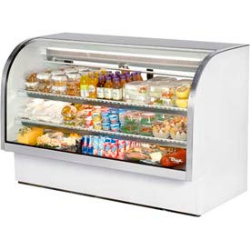 Curved Glass Deli Case - 72-1/4"W X 35-1/4"D X 47-3/4"H