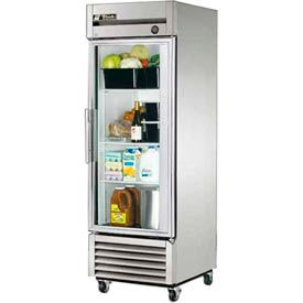 True® T-23G-LD Reach In Refrigerator 23 Cu. Ft. Stainless Steel