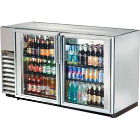 Back Bar Cooler 2 Section - 59-7/8"W X 24-1/4"D X 34-1/4"H