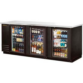 Back Bar Cooler 3 Section - 90-3/8"W X 27-3/4"D X 37"H