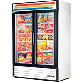 GDM-49F Freezer Merchandiser 2 Section - 54-1/8"W X 29-7/8"D X 78-5/8"H
