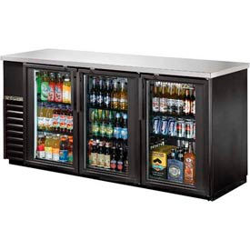 TBB-24-72G Back Bar Cooler 3 Section - 73-1/8"W X 24-1/2"D X 35-5/8"H