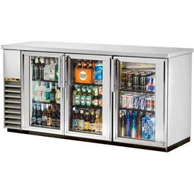 Back Bar Cooler 3 Section - 73-1/8"W X 24-1/2"D X 35-5/8"H