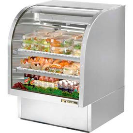 TCGG-36-S Curved Glass Deli Case - 36-1/4"W X 35-1/4"D X 47-3/4"H