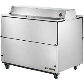 True TMC-49-S-DS-HC Mobile Milk Cooler 12 Crates Dual Sided - 49"W X 33-3/8"D