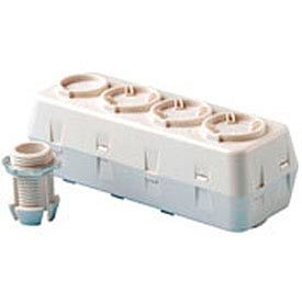 Fixture-Mounted Offset Adapter Accessory For Osfhu, 3 Position, White