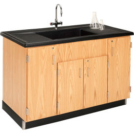 Science Clean-Up Sink with Oak Cabinet Base