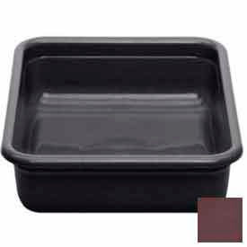 16-7/8"L x 21-7/8"W x 4-3/4"H, Hi-Impact Plastic, Dark Brown