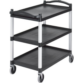 Service Cart Three Shelves Black