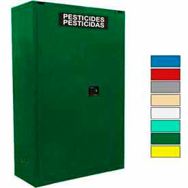 45-Gallon Manual Close, Pesticide Cabinet Ag Green