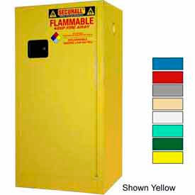 20-Gallon Manual Close, Paint/Ink Cabinet Blue