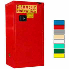 20-Gallon, Self-Close, Paint/Ink Cabinet Red