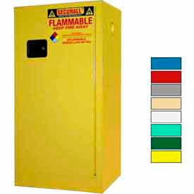 20-Gallon Manual Close, Paint/Ink Cabinet Yellow