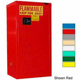 20-Gallon Self-Close Paint/Ink Cabinet Yellow