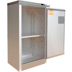 16-Gallon Flammable Cabinet Stainless Steel, Self-Close