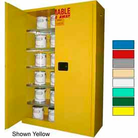 60-Gallon Manual Close, Paint/Ink Cabinet Red