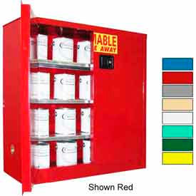 40-Gallon Manual Close, Paint/Ink Cabinet Yellow