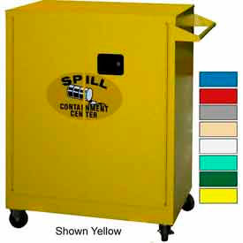 Mobile Counter High Flammable Spill Containment Cabinet Beige