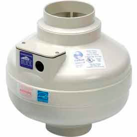 Inline Centrifugal 4" Duct Fan Molded Housing - 167 CFM