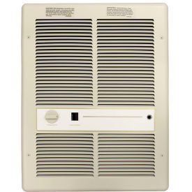 Fan Forced Wall Heaters With Summer Fan Switch - 3000/2250/1500/1125W 240/208V Ivory