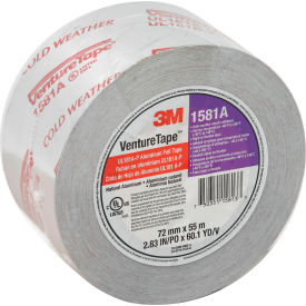 VentureTape UL181A-P Foil Tape, 3 IN x 60 Yards, 1581-G076