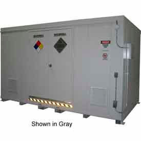 18'W x 8' x 8' 4"H Agri-Chemical Storage Building 32 Drum